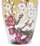 Saikosha - #009-17 Red & White Plum (Cloisonné ware vase) - Free Shipping