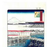 Utagawa Hiroshige - No.001 Nihonbashi: Clearing after Snow 日本橋雪晴  - One hundred Famous View of Edo - Free Shipping
