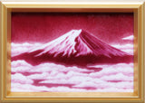 Saikosha - #013-02 Aka Fuji (Framed Cloisonné ware) - Free Shipping
