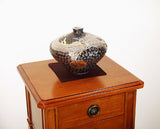 Fujii Kinsai Arita Japan - Tetsuyu Platinum & Gold Rise Dragon Vase 14.90 cm - Free Shipping