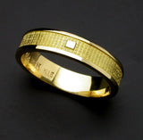 Saito - Heart Sutra Extra Slim Gold Ring (18Kt Gold)