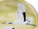 Saikosha - #006-04  Soukaku (Pair of crane) (Cloisonné ware ornamental plate) 30.00 cm - Free Shipping