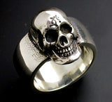 Saito - Skull Silver Ring w/ Bonji (Silver 925)　