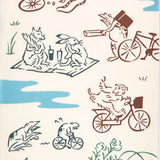 Kenema  - Chojyugiga bicycle  自転車  (The dyed Tenugui)