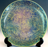 Fujii Kinsai Arita Japan - Kinran Yurisai Kinran Sakura Ornamental plate 19.00 cm (Superlative Collection) - Free Shipping