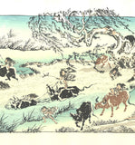 Kawanabe Kyosai - Taisu  - Free Shipping