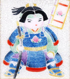 Saikosha - #008-18  Momotaro (Framed Cloisonné ware) - Free Shipping