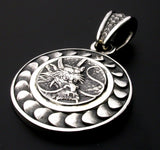 Saito - New Dragon Crest Emblem Silver Pendant Top　