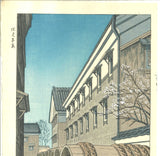 Asano Takeji - Early Spring in Fushimi Kyoto (Printed by Master Niimi) - Free Shipping