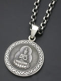 Saito - Dainichi Nyorai Silver Pendant Top (Silver 950)