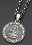 Saito - Monju Bosatsu Pendant Top (Silver 950)