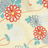 Hare tsutsumi - Chrysanthemum Yellow Furoshiki　晴れ着つつみ 菊 イエロー (Japanese Wrapping Cloth)  145 x 145 cm