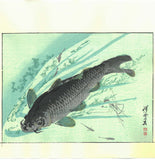 Kawanabe Kyosai - Kawazakana(Carp) - Free Shipping