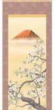 Sankoh Kakejiku - 55A2-068 Mt. Fuji & Sakura - Free Shipping