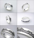 Saito - Posy Silver 950 Ring - "I can't wait to see you."