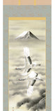 Sankoh Kakejiku - H30C1-004 - Fugaku Hisho (Mt. Fuji & cranes) - Free Shipping