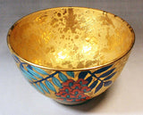 Fujii Kinsai Arita Japan - Somenishiki Golden Wisteria Tea cup for Tea ceremony - Free Shipping