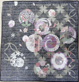 Yu-Soku -  Shippo to Shiki (Treasure of Seven w/ Four Seasons)  七宝と四季  - Furoshiki (Japanese Wrapping Cloth)