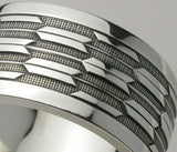 Saito - GENROKU Silver Ring - (Yabane Pattern) - Silver 950