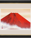 Sankoh Framed Mt. Fuji - G4-BF025L - Aka Fuji