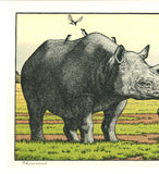 Yoshida Toshi - Sai (Rhinoceros) - Free Shipping