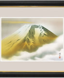 Sankoh Framed Mt. Fuji - G4-BF020L - Ogon Fuji (Golden Mt. Fuji)