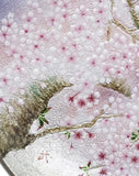 Saikosha - #006-09 Sakura (Cloisonné ware ornamental plate) 36.00 cm - Free Shipping