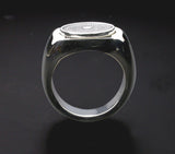 Saito - Heart Sutra Seal Stand Silver Ring