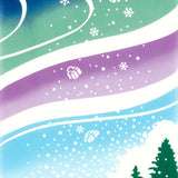 Kenema  - Aurora christmas オーロラクリスマス  (The dyed Tenugui)