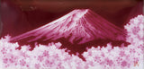 Saikosha - #014-10  Aka Fuji & Sakura (Framed Cloisonné ware) - Free Shipping