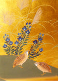 Japanese Traditional Hand Paint Byobu (Gold Leaf Folding Screen) - T 30 - Free Shipping