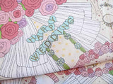 Asayama Misato - Wedding Party  75 x 75 cm Furoshiki (Japanese Wrapping Cloth)