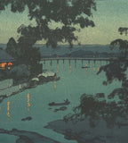 Yoshida Hiroshi - Hita Chikugo River, Evening