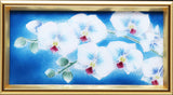 Saikosha - #013 06 Phalaenopsis orchid (Framed Cloisonné ware) - Free Shipping