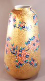 Fujii Kinsai Arita Japan - Somenishiki Golden Sakura Vase 60.70 cm - Free Shipping