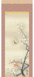 Sankoh Kakejiku - 41A2-052   Kohaku Ume ni Uguisu - Free Shipping