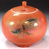 Fujii Kinsai Arita Japan - Kinran Shuyoshiki Yurisai Crane Incense burner (Superlative Collection) - Free Shipping