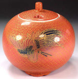 Fujii Kinsai Arita Japan - Kinran Shuyoshiki Yurisai Crane Incense burner (Superlative Collection) - Free Shipping