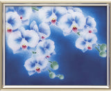 Saikosha - #014 01 Phalaenopsis orchid (Framed Cloisonné ware) - Free Shipping