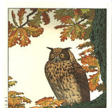 Yoshida Toshi - #016801 Mimizuku (Eagle Owl) - Free Shipping