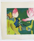 Tsuchiya Rakuzan - Guren (Red Lutus Flower) ni Kawasemi - Free Shipping　