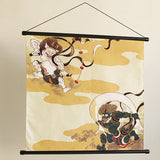 Sumidagawa - Fujin Raijin (風神雷神) - Furoshiki 48 x 48 cm
