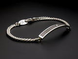 Saito - Heart Sutra Extra Slim Silver Bracelet (Silver 950)