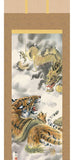 Sankoh Kakejiku - 9D3-021 - Ryu Ko zu (Fierce tiger & Dragon) - Free Shipping
