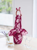 Omotenashi -  Double-Sided Dyeing Grape Wine 葡萄（ぶどう）／ワイン色 - Furoshiki 105 x 105 cm (Japanese Wrapping Cloth)