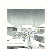 Kawase Hasui - #HKS-16  Daichi no Yuki (Snow at Daichi) - Free Shipping