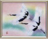 Saikosha - #013 12 Soukaku (Pair of crane) (Framed Cloisonné ware) - Free Shipping