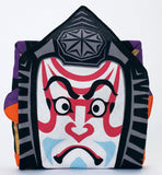 Cochae - Kabuki  48 福コチャエ 歌舞伎 クロ- Furoshiki 48 x 48 cm