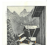 Kasamatsu Shiro - SK21 Yuugure no Tomoshibi Joshu Minakami  (The Light of evening at Minakami Joshu) - Free Shipping