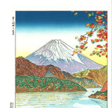 Okada Koichi - #P4 AshinoKohan no Fuji (The view of Mt.Fuji from Lake Ashi) (芦ノ湖畔の富士)- Free Shipping